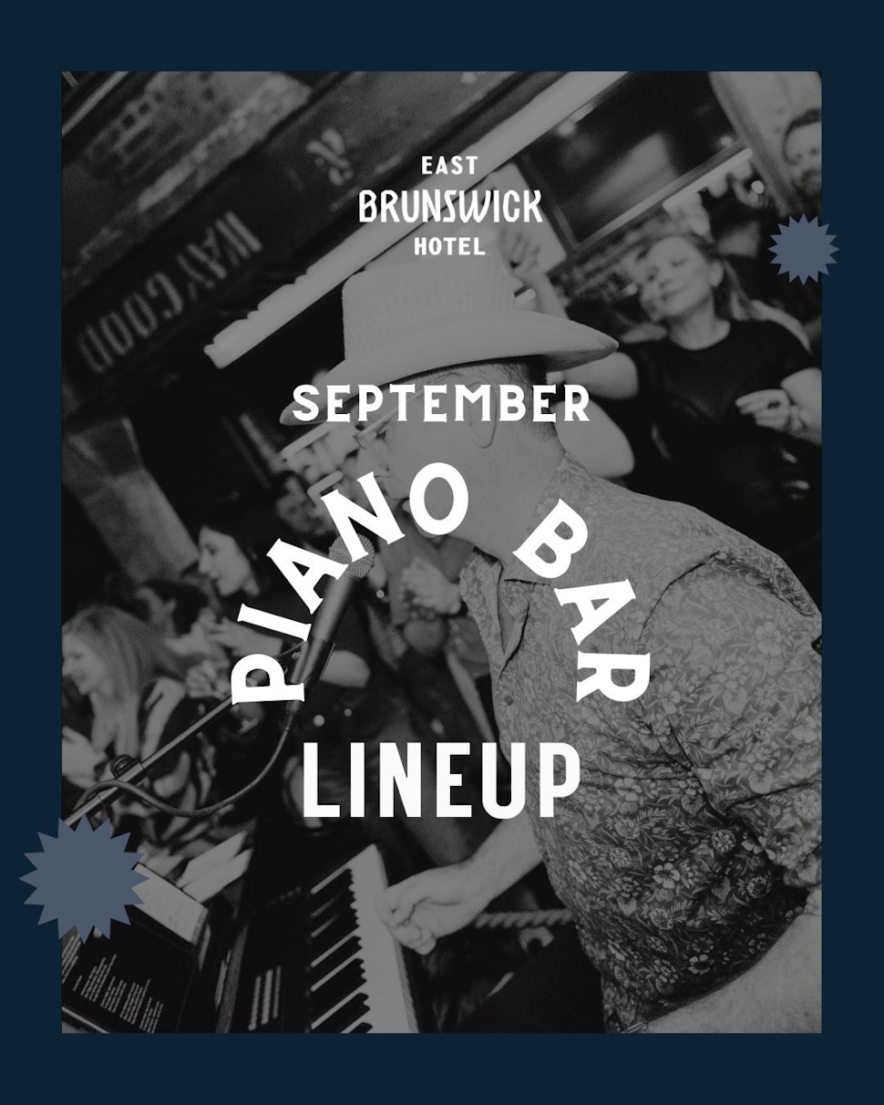 September Piano Bar Lineup at East Brunswick Hotel
